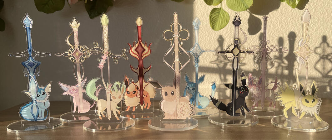 Eeveelutions Standees (regular side)