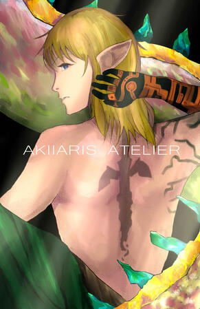 TOTK Link and Light Dragon